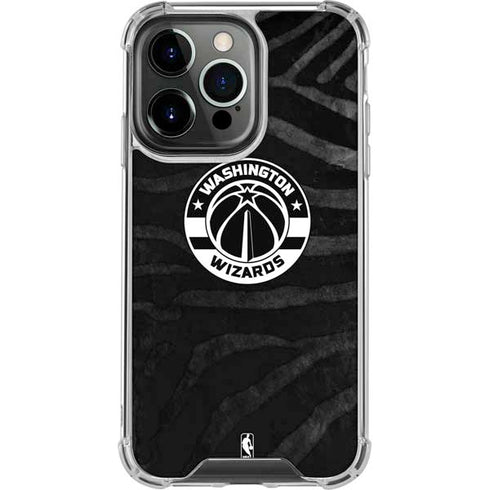 NBA Washington Wizards Animal Print iPhone 15 Pro Clear Case